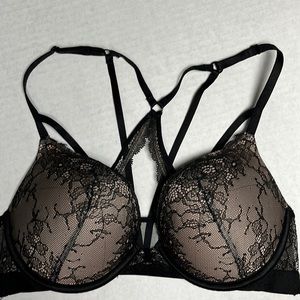 VS VERY SEXY PUSH UP BRA LACE BLACK 34C